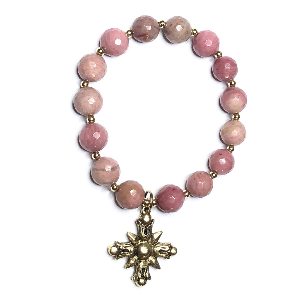 The “STAR” Cross Gemstone Bracelet - SIMPLY SOFIA